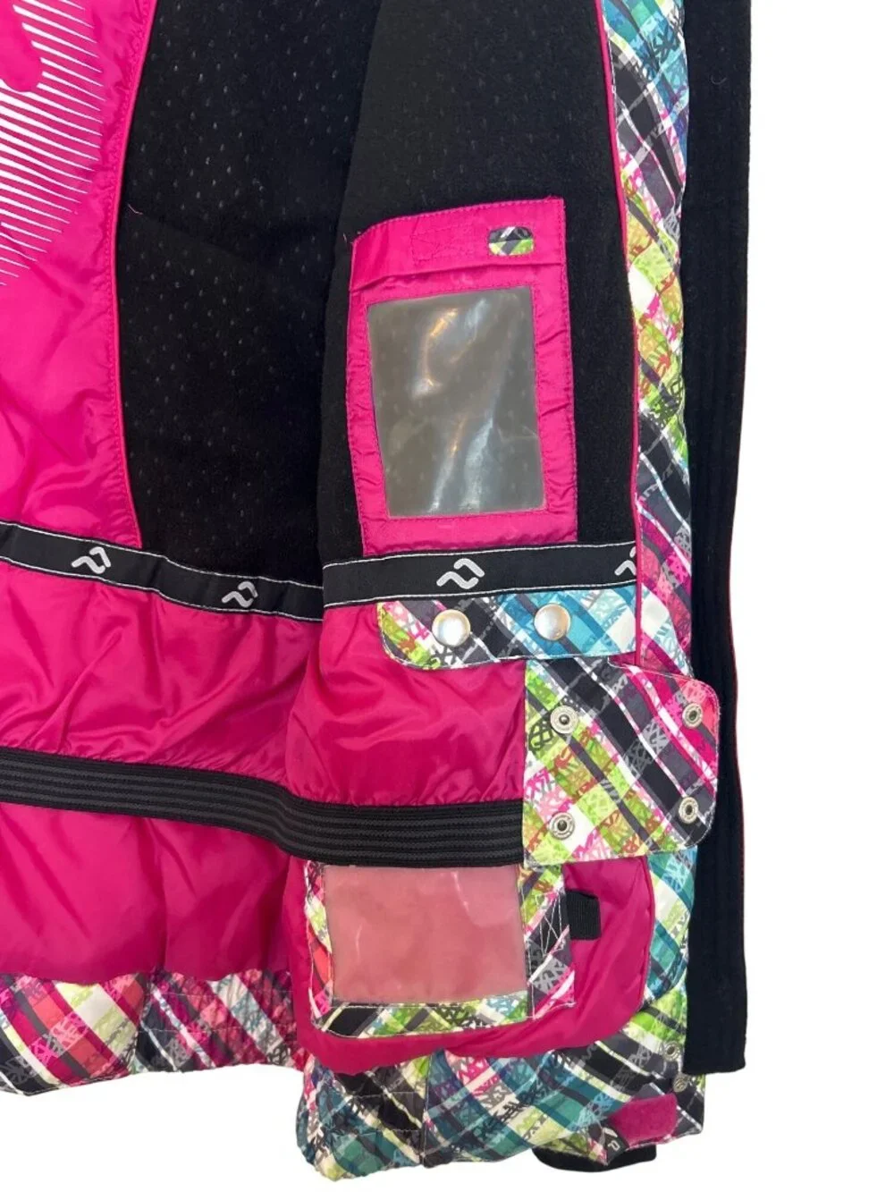 Jupa Ski Snowboard Jacket Girl's 16 Dridux Thermadux Waterproof Multicolor